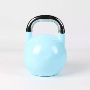 Portable Painted competition kettle bell gym fitness steel kettlebell