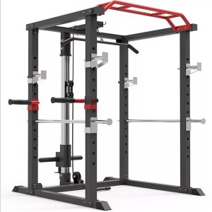 350KG Capacity Multi-Function for gymnasium center Adjustable power cage gym equipment power rack fitness squat rack
