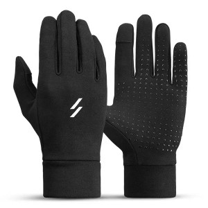 Custom Long Finger Touch Screen Cycling Gloves Outdoor Sports Thin Winter Thermal Running Gloves