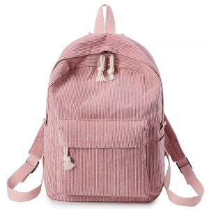 New arrival corduroy bags girls back pack fashion luxury designer ladies small bagpack travel flannelette other women backpacks
