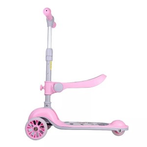 New design 2-in-1 mold easy to transfer three wheels balance children kids kick scooter