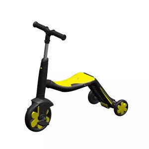 Pedal scooter for producing children’s multifunctional three-in-one children’s three-wheel balance bicycle