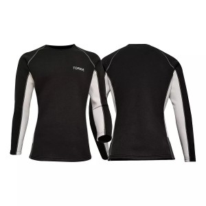 Best Selling Custom Keep Warm Dive Jacket Mens Long Sleeve Wetsuit Jacket 2mm Neoprene Wetsuit Top