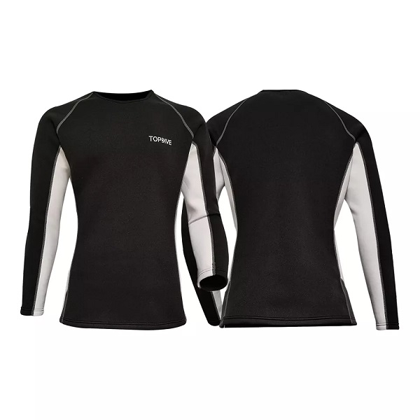 Best Selling Custom Keep Warm Dive Jacket Mens Long Sleeve Wetsuit Jacket 2mm Neoprene Wetsuit Top