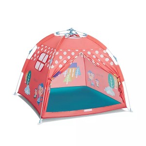 One-button quick-open children’s tent portable foldable indoor and outdoor boys and girls princess baby children’s room toys