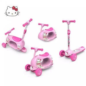 2022 the most popular children`s kick scooter 4 in 1 Multipurpose children’s scooters kick scooter