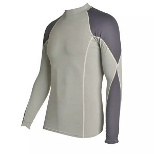 Just design clothes rash guard surf shirt polyester spandex mens rashguard for swim