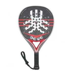 BEWE 2021 New Design 3D Pearl Watermark Padel Tennis Racket Custom Professional 18K Carbon Padel Racket