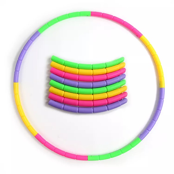 wholesale fitness hula hoops for kids for adults beginners detachable adjustable hoola hoop ring plastic hula hoops kids toys
