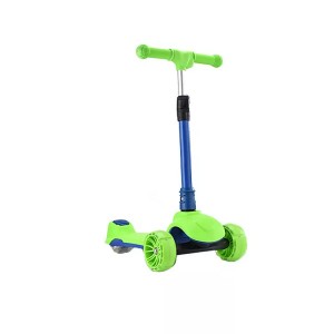 2022 Custom Fashion Children Electric Scooter 100W 2.5Ah Battery Capacity 3 Wheel Foot Kids Electric Scooter With Light