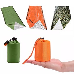 Hot Sale Bivy Outdoor Emergency Blanket Wholesale Emergency Survival Waterproof Sleeping Bags for Camping
