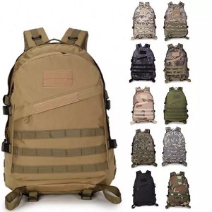 Trekking 40L Camouflage Camping Travel Bag Molle Rucksack 3D Tactical Backpack