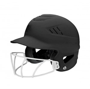 High Gloss Batting Helmet with Face Mask | Baseball/Softball