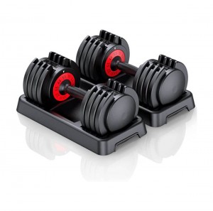 Single Adjustable Dumbbell Set for Men and Women Multiweight Options Dumbbell with Anti-Slip Nylon Handle Fast Adjust Weight Suitable for Full Body Workouts at Home Gym