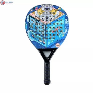 Professional Rackets New Model Padel Beach Tennis Racket Good Elasticity With 3K/12K Material