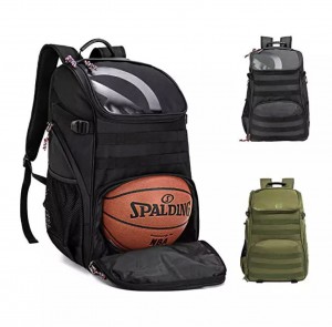 Soccer Backpack With Ball Compartment Outdoor Sports Backpack Gym Bag For Basketball