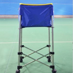Wholesale High Quality Foldable Portable Storage Tennis Cart with Wheels For Tennis Club
