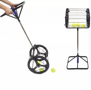 Tennis Club Practical Storage Tennis Ball Portable Hopper Picker with Wheels