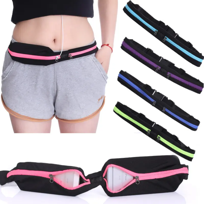 Outdoor stretch sports Fanny pack Multifunctional men’s and women’s running and cycling belt sports waist bag