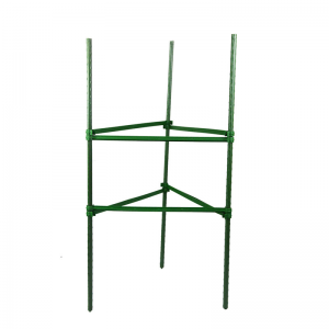 Amazon Cucumber Tomato Plant Growth Support Rod Home gardening rack supplies Planting climbing cane frame Plastic coated steel pipe
