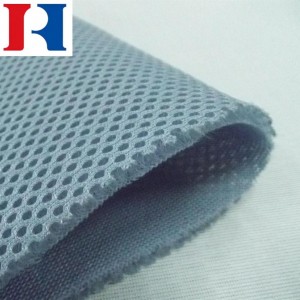 High Quality for Discount 3d Spacer Mesh Fabric Mattress Companies - Customized Dyeing Anti-Static 3D Polyester Mesh Fabric for Motorcycle Seat – Herui