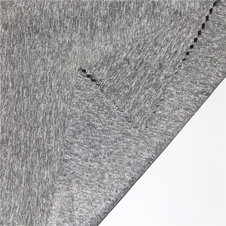 Leggings Tessutu Plain Lingerie Personalizzata Spandex Personalizzata Poliestere Nylon Metallic Sportswear Jersey 170 Gsm