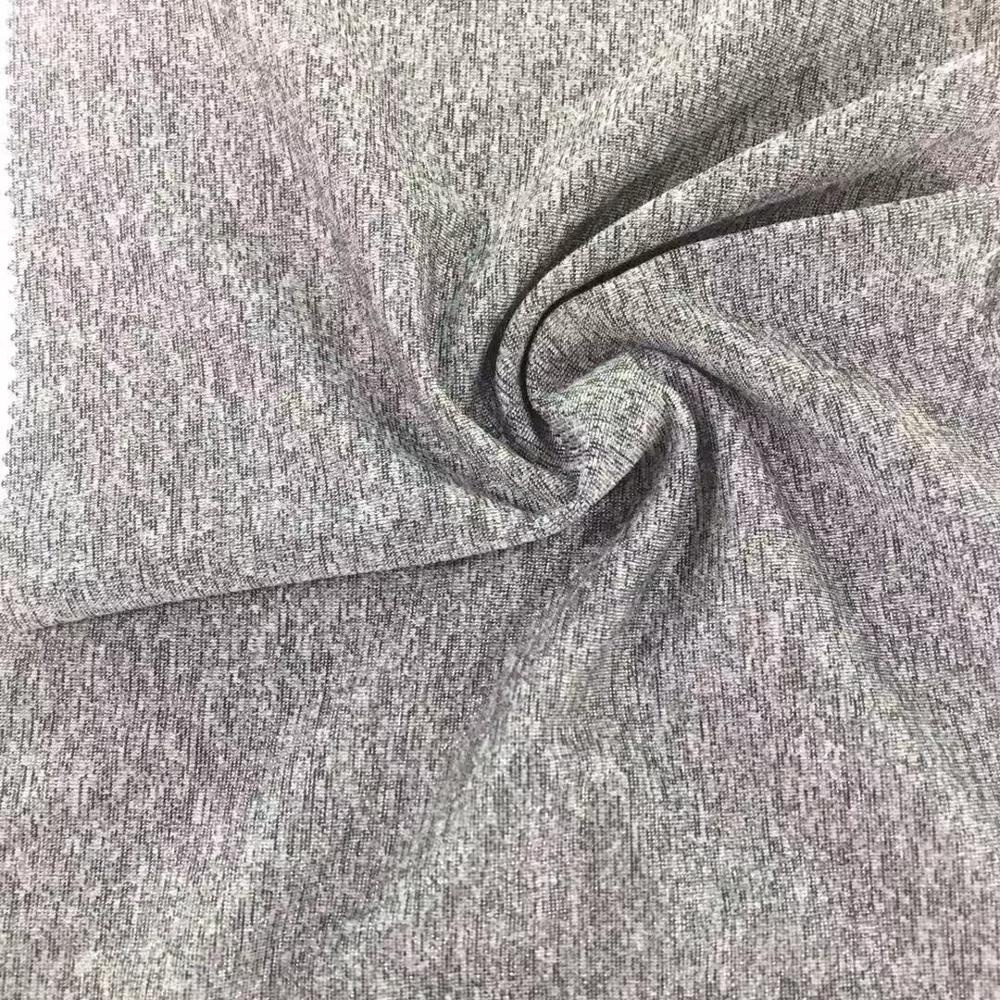 2019 Hot Sale Nylon Polyester Metalický Elastan Stretch Jersey Spandex Pletená Poly Spandexová tkanina
