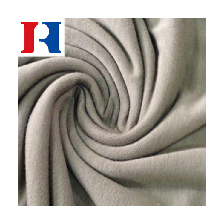 Plain stretch 100% pure twill soild cotton woven spandex fabric