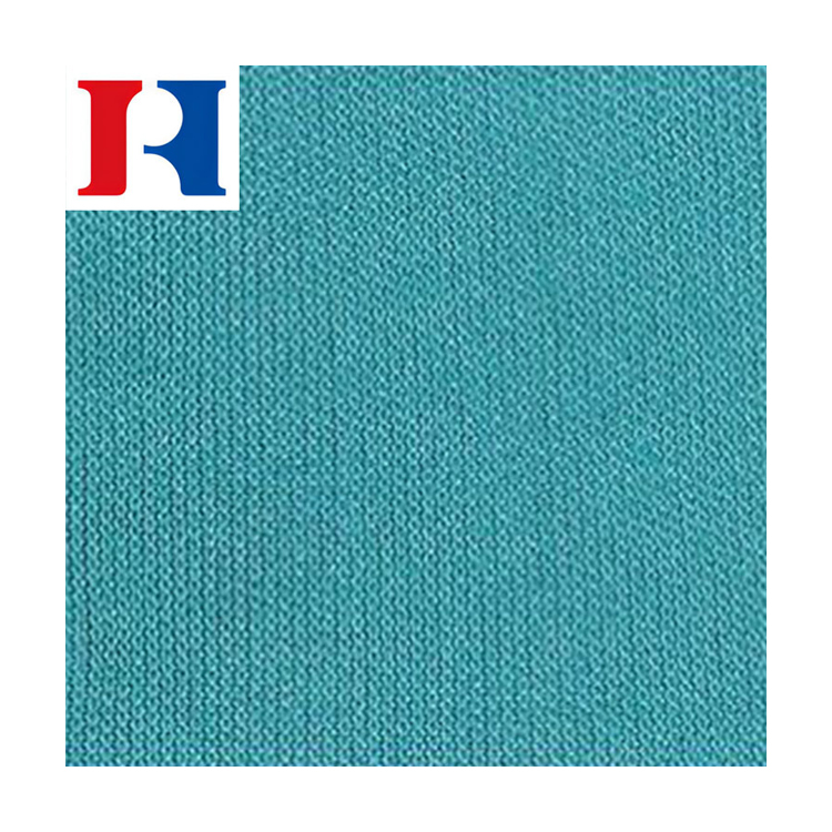 Knitting Double Jersey Micro 95% Polyester 5% Spandex Interlock Fabric untuk Pakaian Olahraga