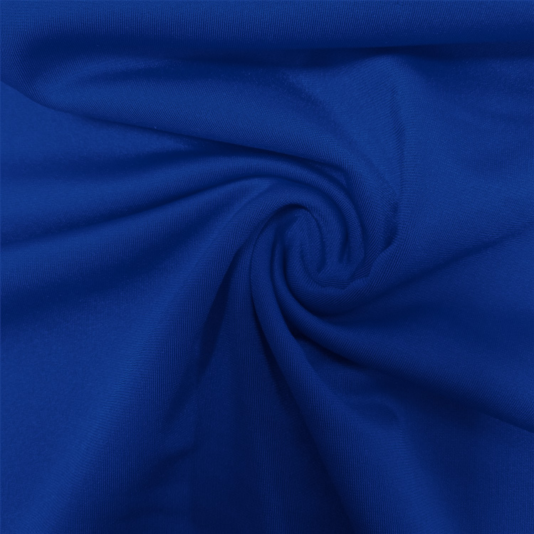 Čína horúce predajné polyesterové tkaniny obyčajné farbené antioxidačné elastické poly spandexové tkaniny