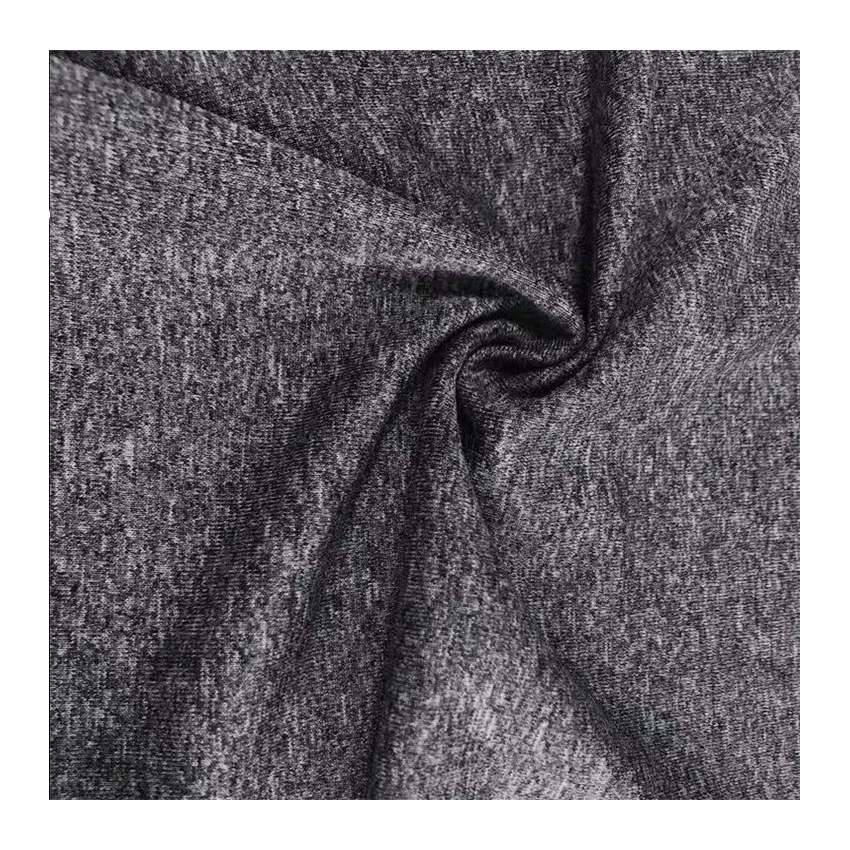 2021 New 92% Polyester  8% Spandex Melange Fabric For Sportswear Leggings Lingerie Poly Spandex Fabric