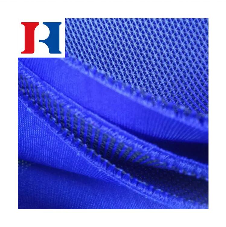 Breathable warp knitted 3d spacer air mesh fabric mattress border air mesh fabric