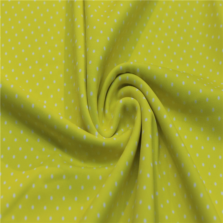 Girls Fashion Print Swimsuit Fabric 82%nylon 18%spandex Swimming Fabric