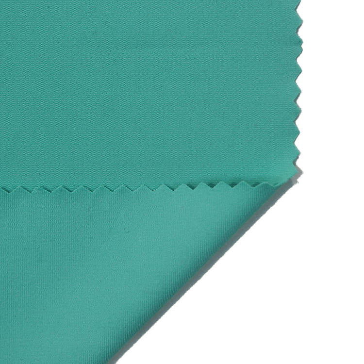 Stretch Wicking 82% Polyester 18% Spandex Jersey nrog Peached Fabric rau Undershirt