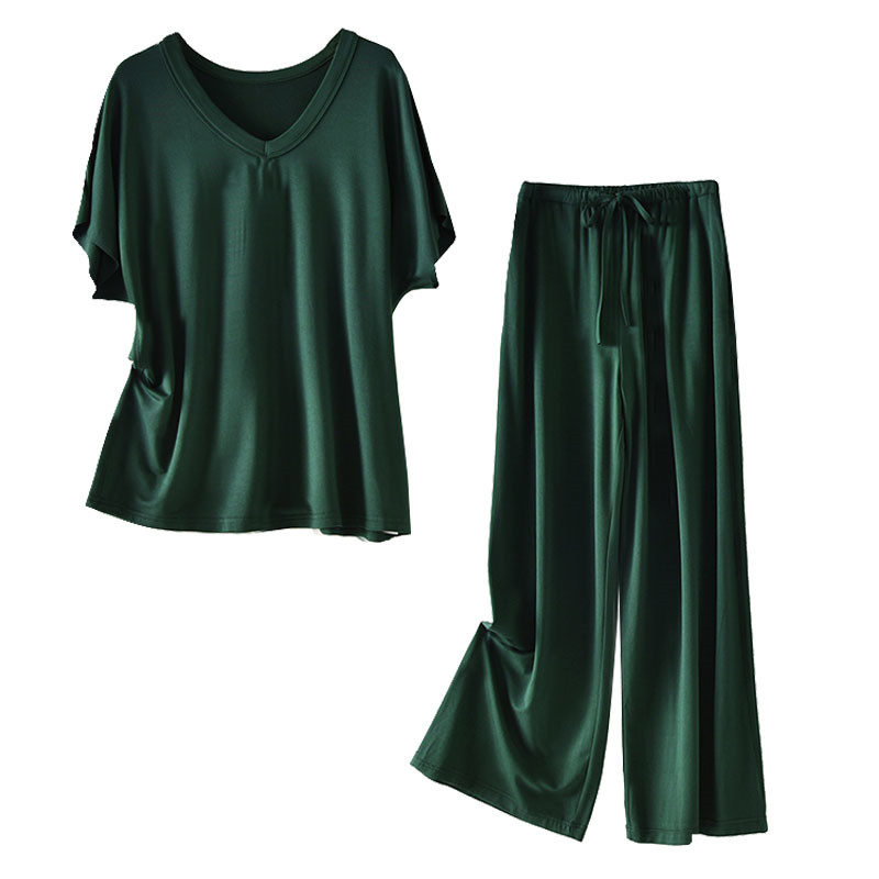 Aukštos kokybės moteriškas pižamos kostiumas Minkštas ekologiškas bambuko pižamos miegui skirtas ekologiškas bambuko pjs moteriškas poilsio drabužis