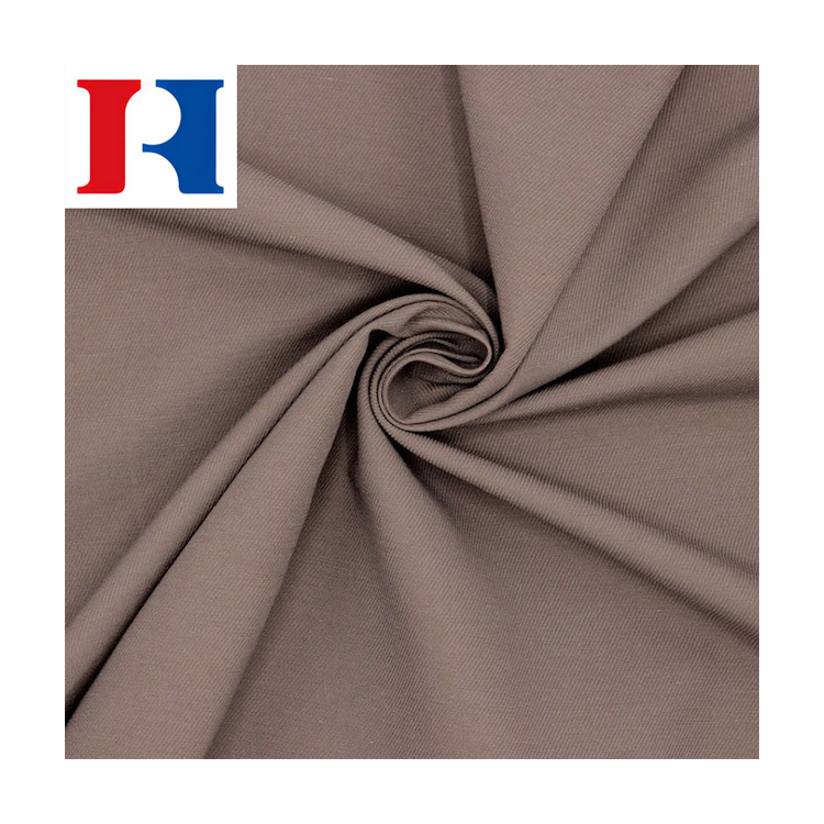 Wholesale textile plain dyed twill 100% cotton fabrics for pants woven cotton twill fabric clothing fabric