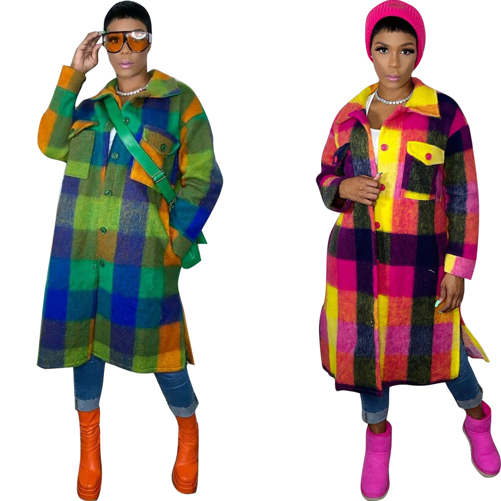 2022 m. žiemos drabužiai Stori paltai Paltai Viršutiniai drabužiai Ilgi languoti striukės rudens plius dydžio moteriškos vėjo striukės Trenčiniai paltai
