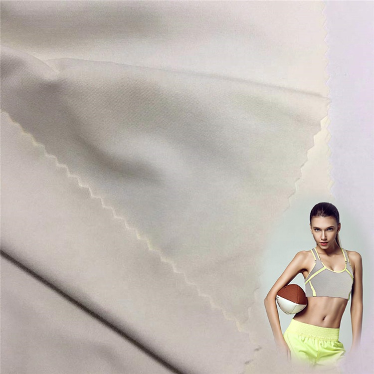 China Manufacturer Direct Sale 90% Polyamide 10% Spandex Stretch Sports Jersey Yoga Tights Fabric