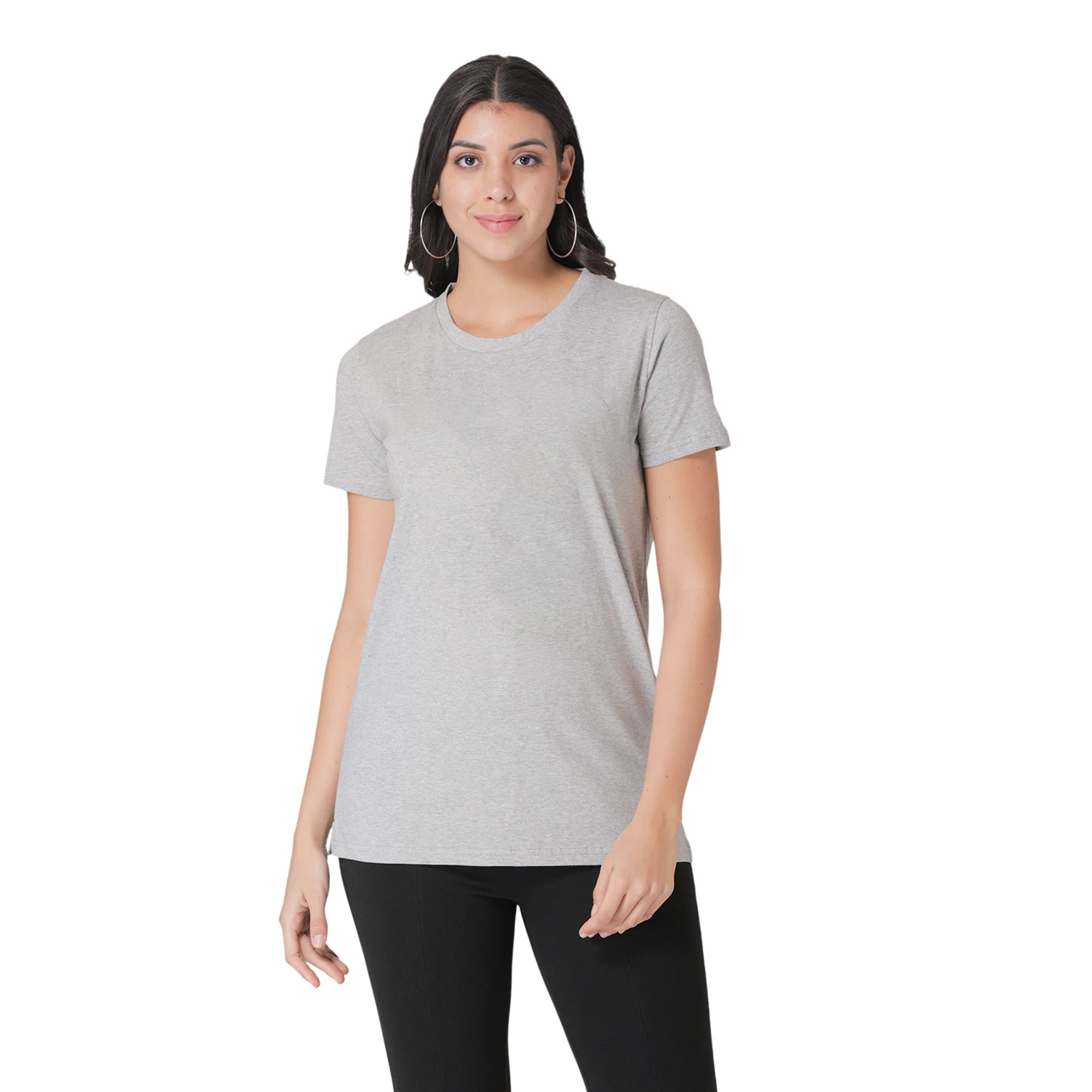 Custom mad new loose plus-size women's T-shirt 100% cotton woman t shirt