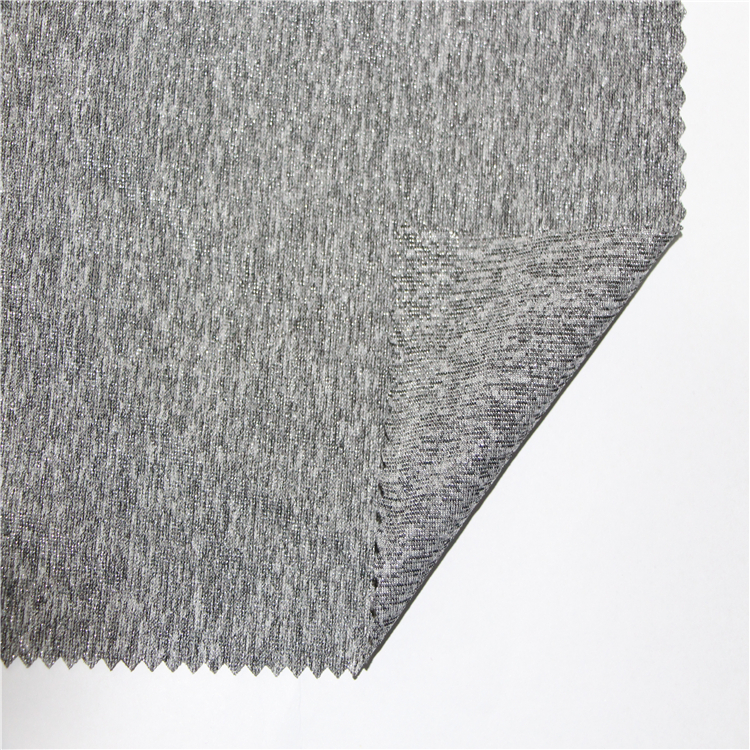muodikas kiiltävä elastinen kangas spandex polyesteri metallinen poliamida jooga urheiluvaatteiden kangas