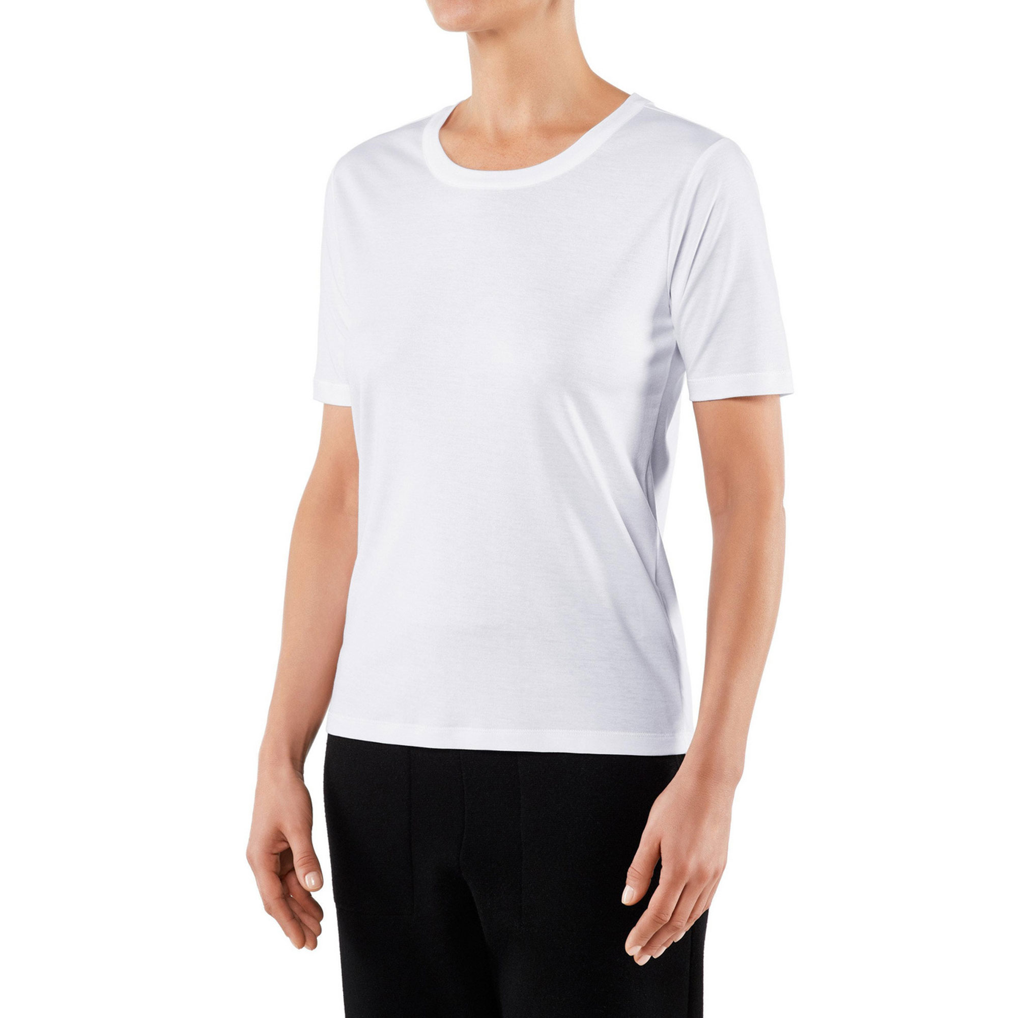 Camisetas de alta calidade para mulleres con logotipo personalizado e impresión de camisetas suaves e slim fit