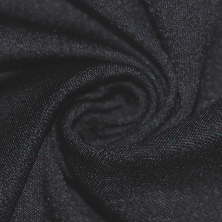high quality stretch poly spandex nylon fabric heather interlock sport fabric