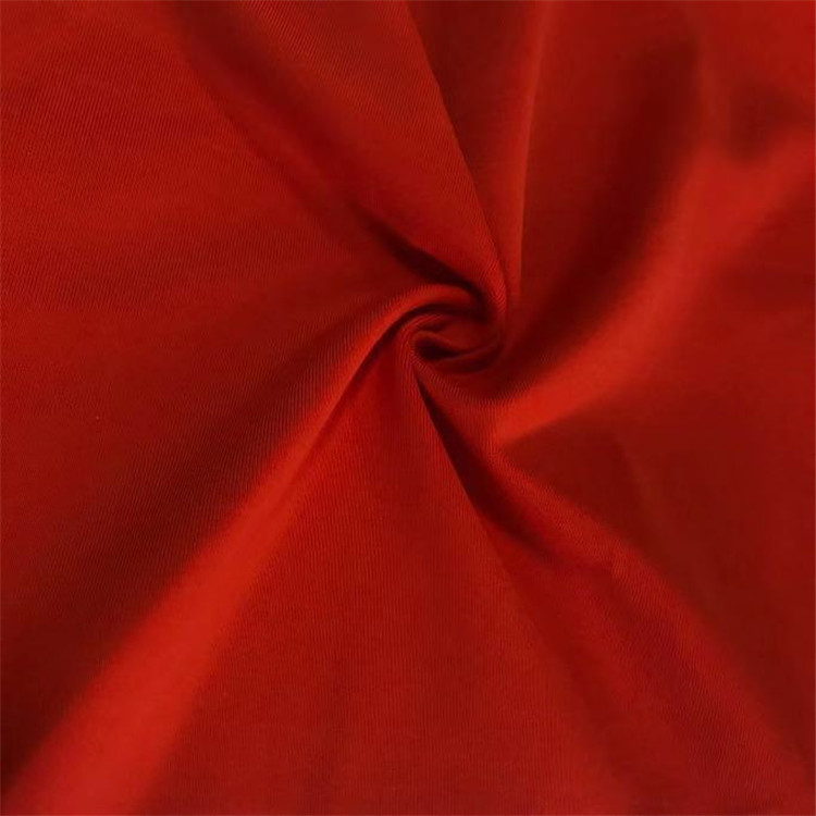 70d Nylon Sport Sportswear Fabric Red Comfortable Soft Touch Sleepwear Fabric