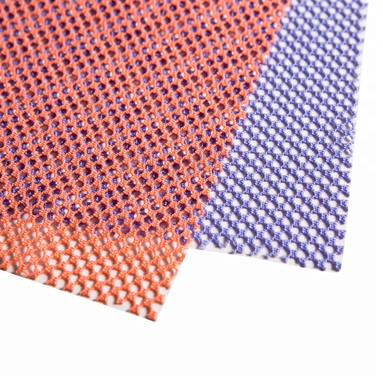 Pabrik langsung grosir nilon spandeks peregangan kain jaring elastis pakaian renang kain jala olahraga