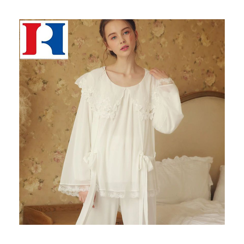Udobna prozračna satenska odjeća za spavanje Kompleti ženskih pidžama od 100% čiste svile Ženske svilene pidžame za spavanje