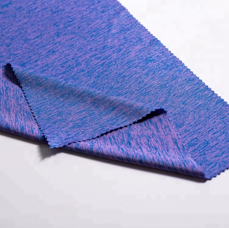 Tissu jersey coupe sèche en polyester sport spécial à haute élasticité multifonctionnel
