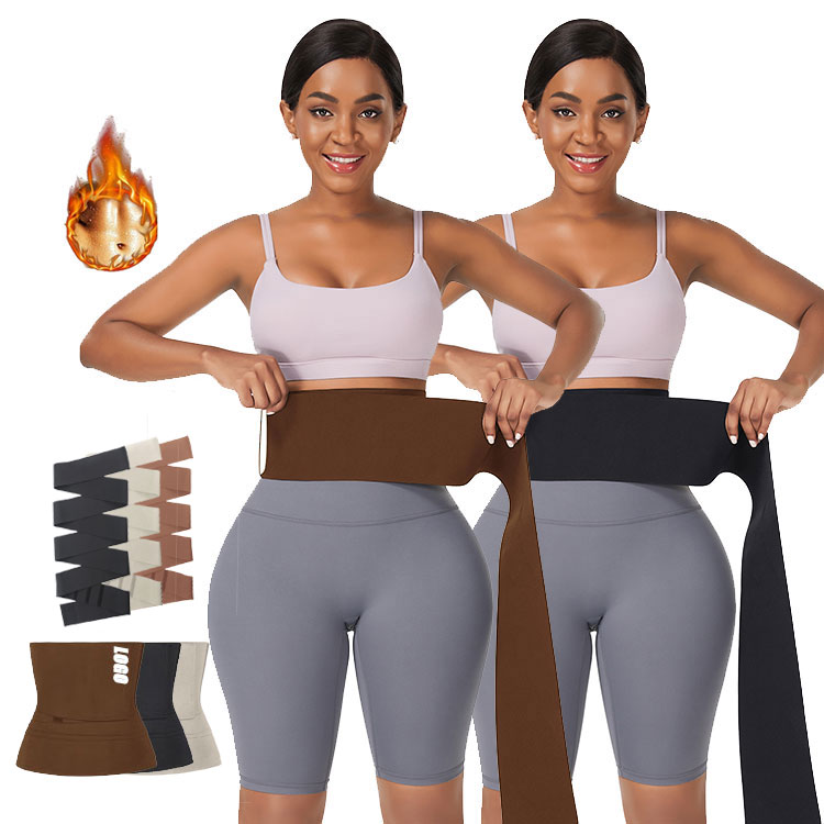 Bandagem de pressão personalizada para barriga, envoltório de cintura invisível, cinto de bandas, envoltório de cintura, modelador de cintura