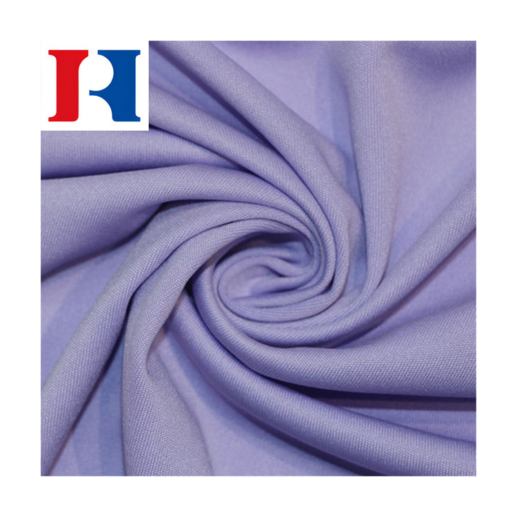 Factory Directly Polyester Fabric Spandex Weft Knit Interlock Fabric For Sportswear Dress