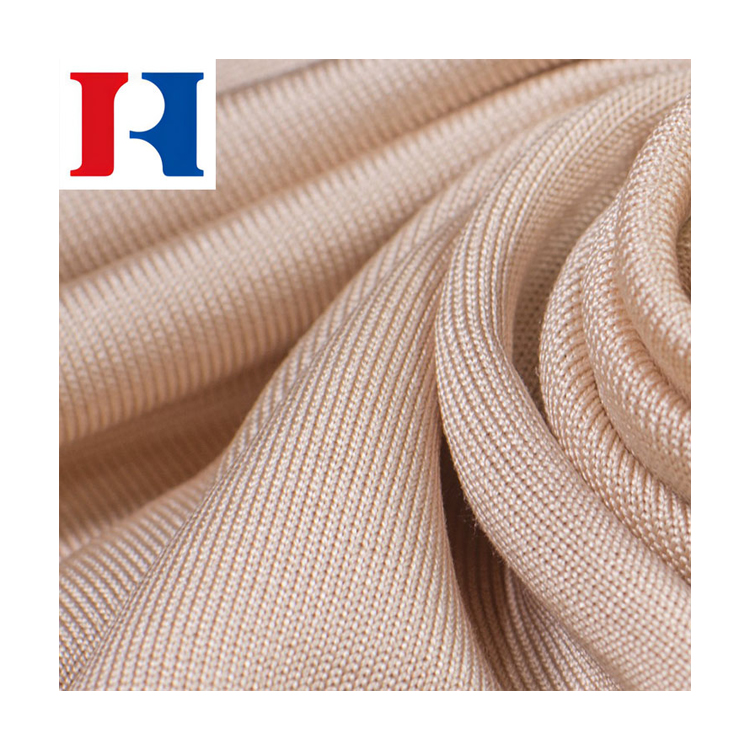 100% polyester interlock fabric with crinkle process for fashion dress soft textiles pleated