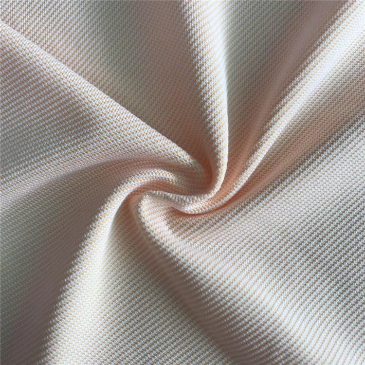 Tissu de sous-vêtement confortable en Spandex-Fabric antistatique en polyester de couleur orange